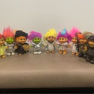 Russ Colorful Troll Dolls Set